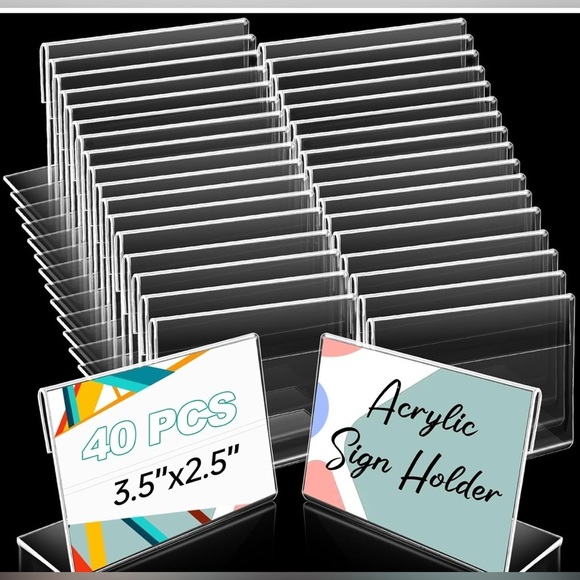 Acrylic Sign Holder Set(032) - Picture 1 of 3